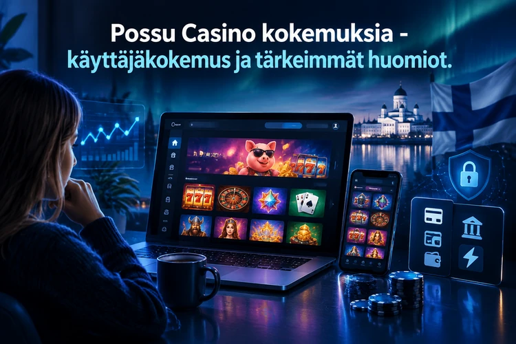 Possu Casino kokemuksia - käyttäjäkokemus ja tärkeimmät huomiot