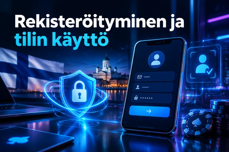 Rekisteröityminen ja tilin käyttö