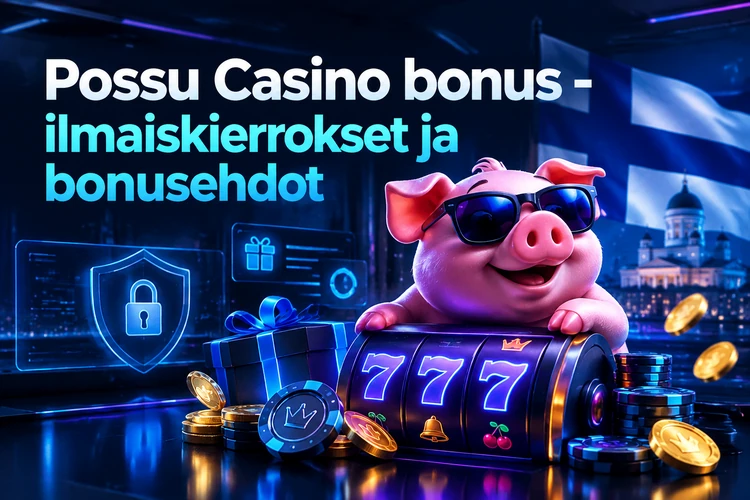 Possu Casino bonus - ilmaiskierrokset ja bonusehdot