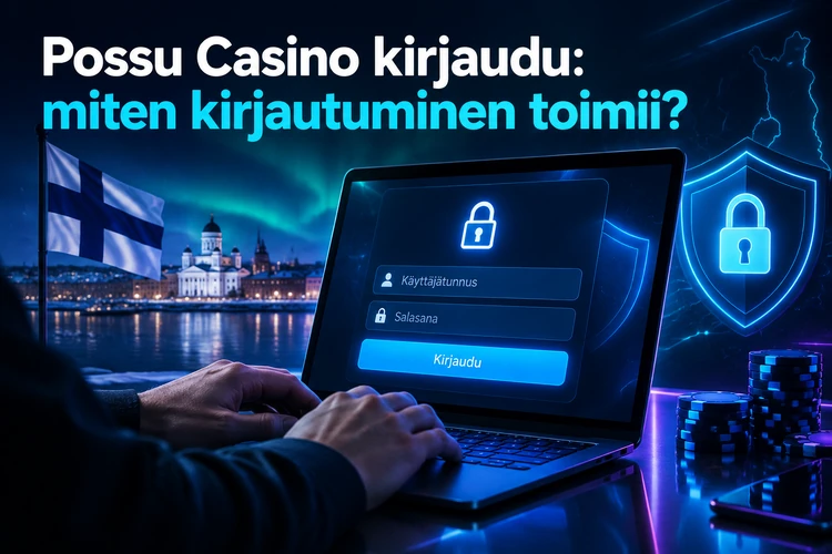 Possu Casino kirjaudu: miten kirjautuminen toimii?