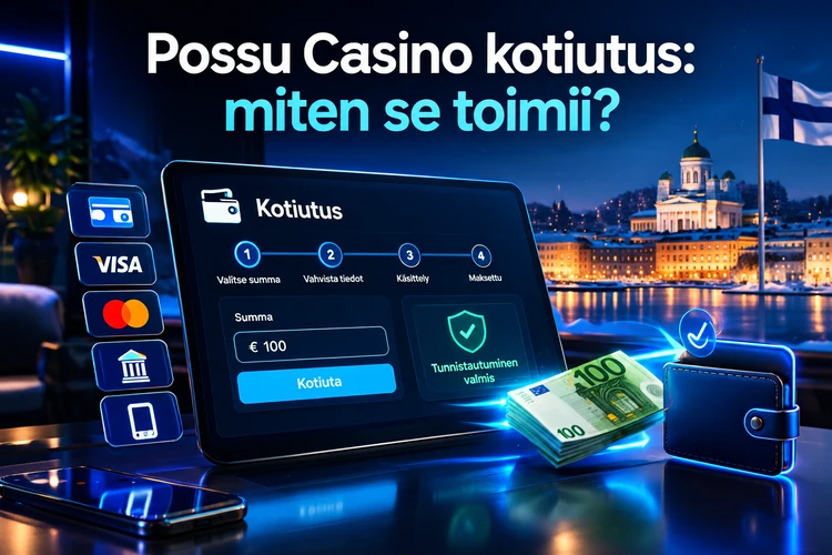 Possu Casino kotiutus: miten se toimii?