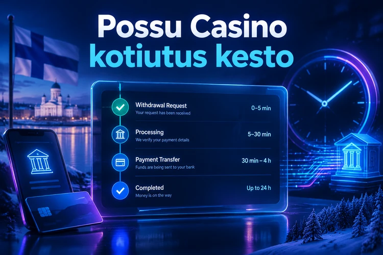 Possu Casinon kotiutusmenetelmät